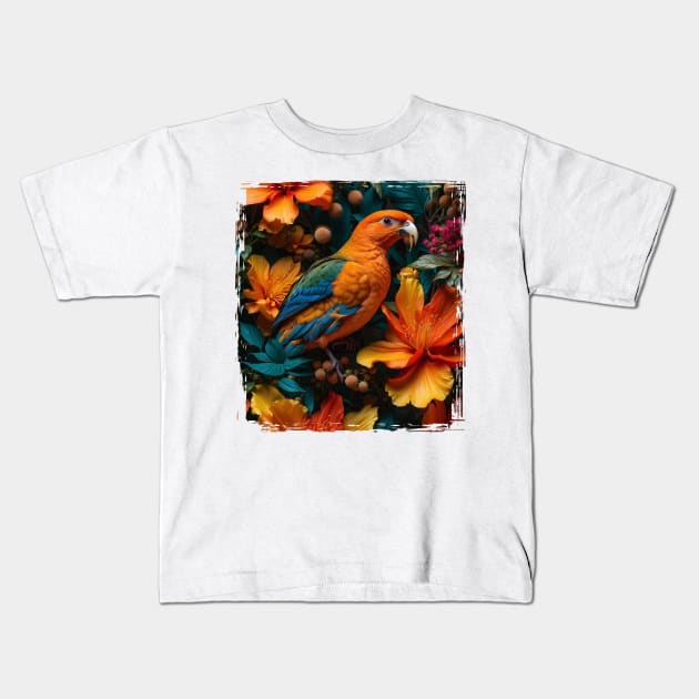 Little bird Kids T-Shirt by Tiago Augusto